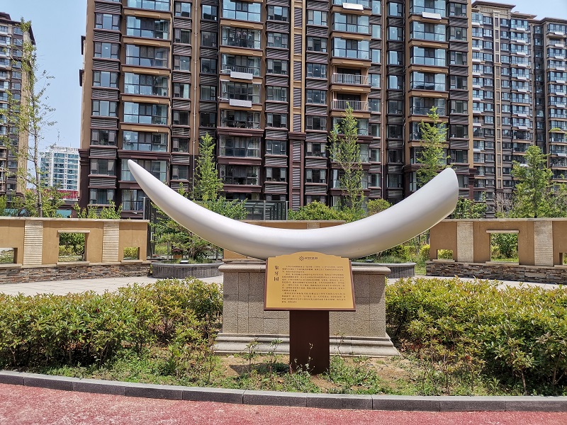 蓬萊居佳領海  “象牙婚 ”不銹鋼雕塑